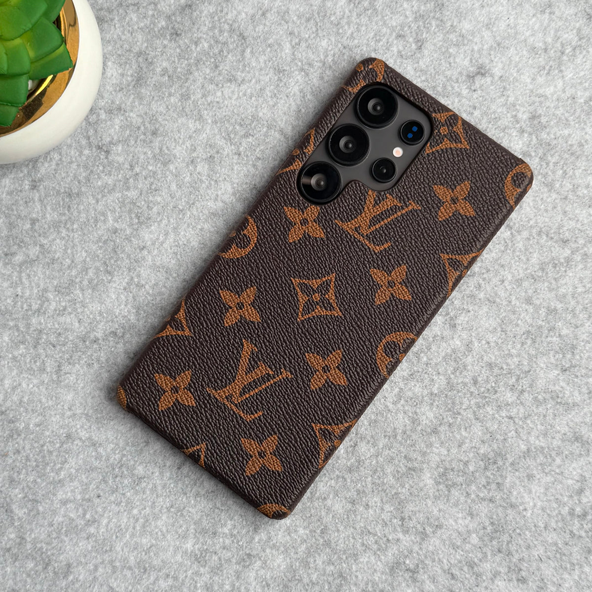 Louis Vuitton Samsung Galaxy Case Brown Monogram Samsung S26 Ultra