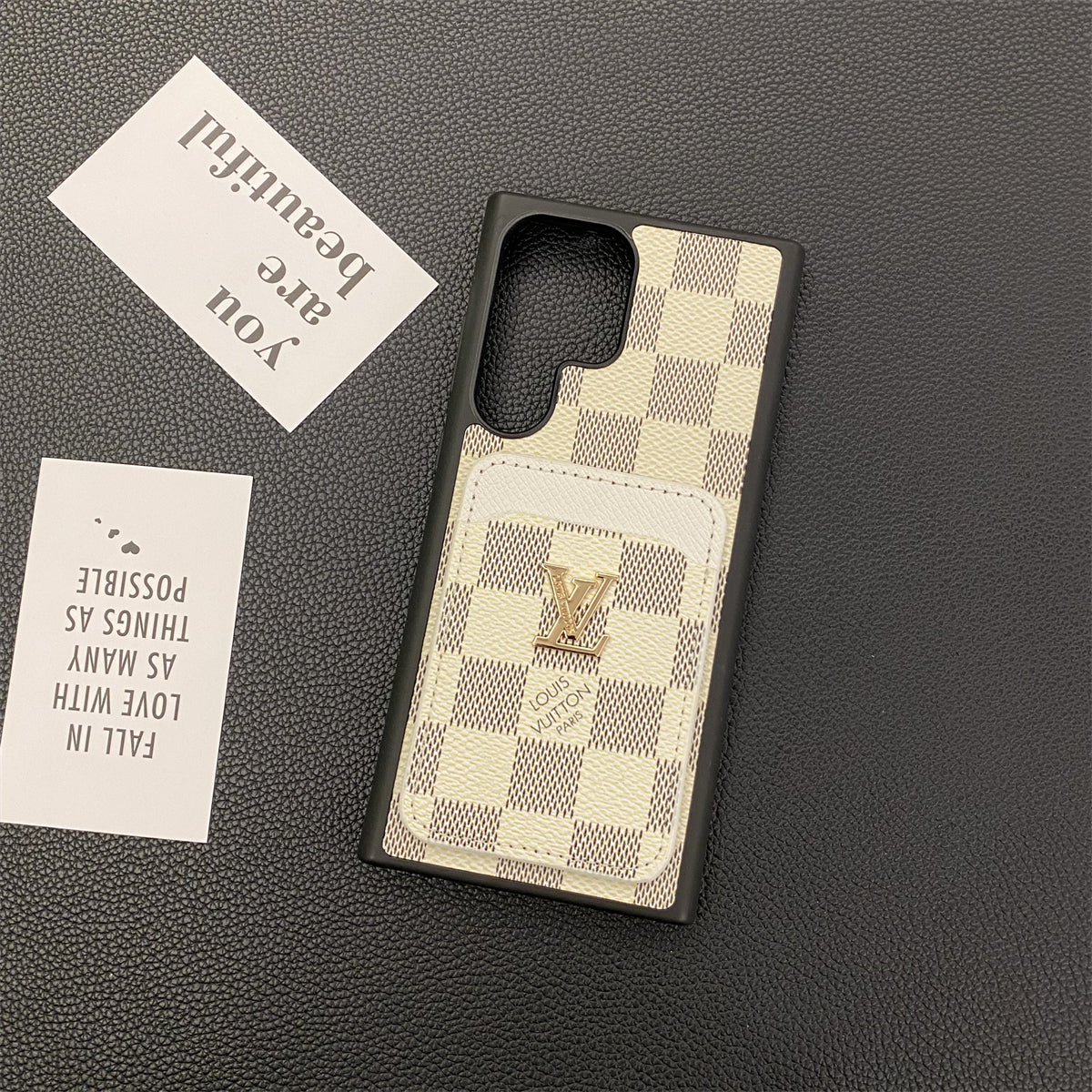 Louis Vuitton Samsung Wallet Case Brown Monogram Samsung S26 Ultra