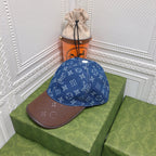 Louis Vuitton adjustable denim cap