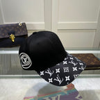 Louis Vuitton black monogram baseball cap