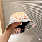 Louis Vuitton camouflage graffiti bucket hat green
