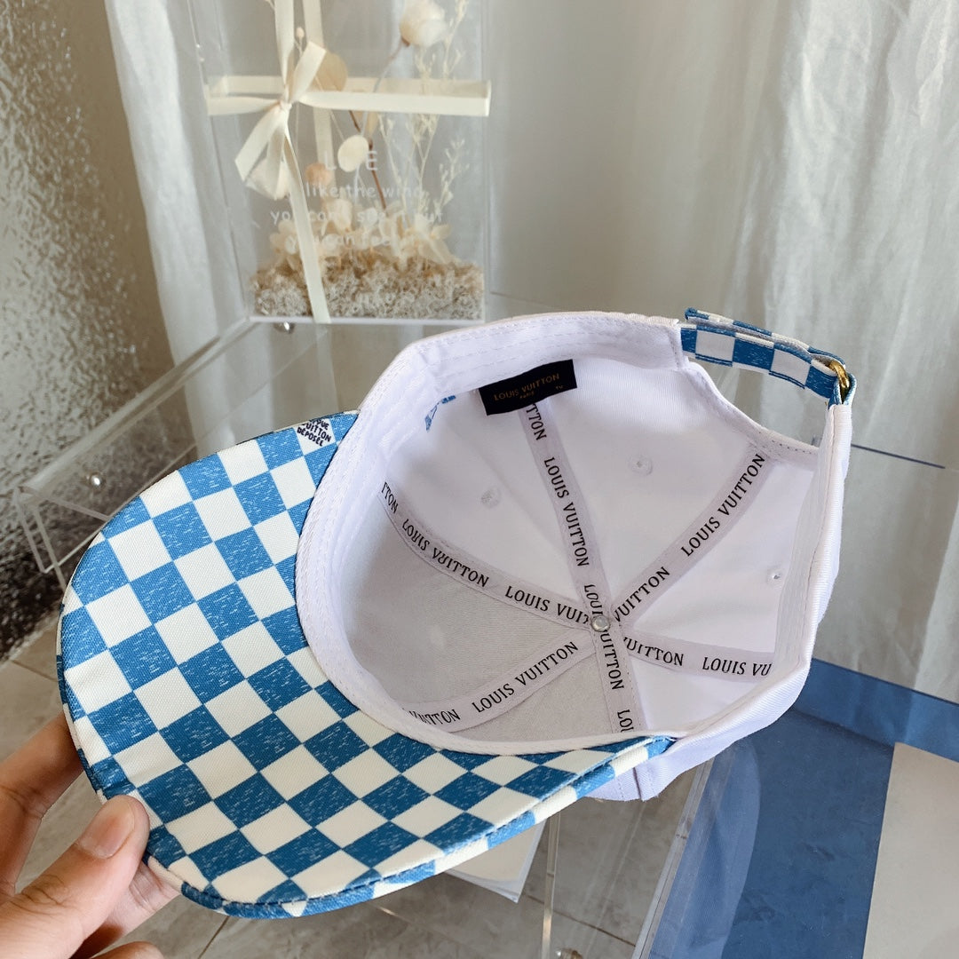 Louis Vuitton cotton baseball cap rear view