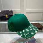 Louis Vuitton embroidered baseball cap green