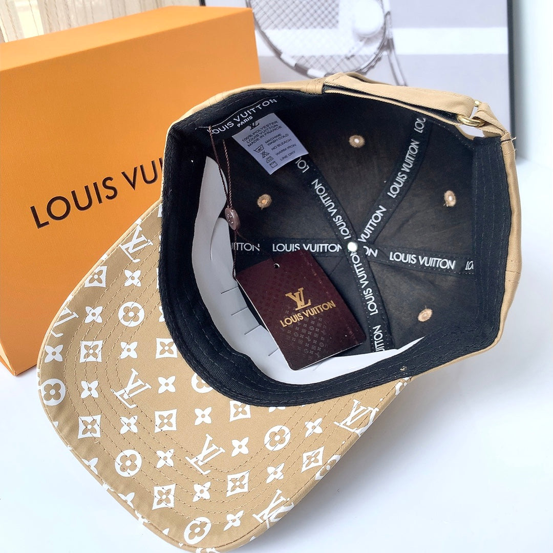 Louis Vuitton embroidered cap rear view