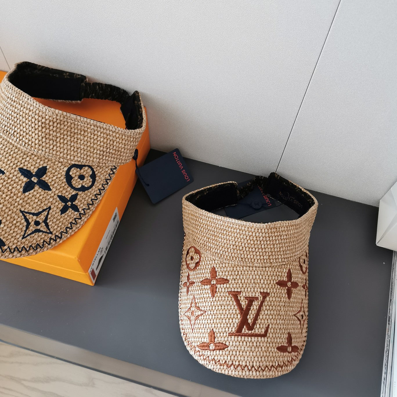 Louis Vuitton embroidered visor side view