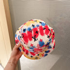 Louis Vuitton graffiti bucket hat pink