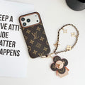 Louis Vuitton iPhone 17 Pro Max case with strap in monogram design