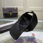 Louis Vuitton metal monogram baseball cap close up