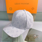Louis Vuitton monogram baseball cap gray