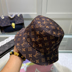 Louis Vuitton monogram bucket hat brown