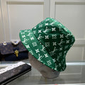 Louis Vuitton monogram bucket hat green