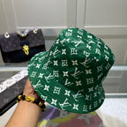 Louis Vuitton monogram bucket hat green