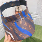 Louis Vuitton premium leather top hat side profile