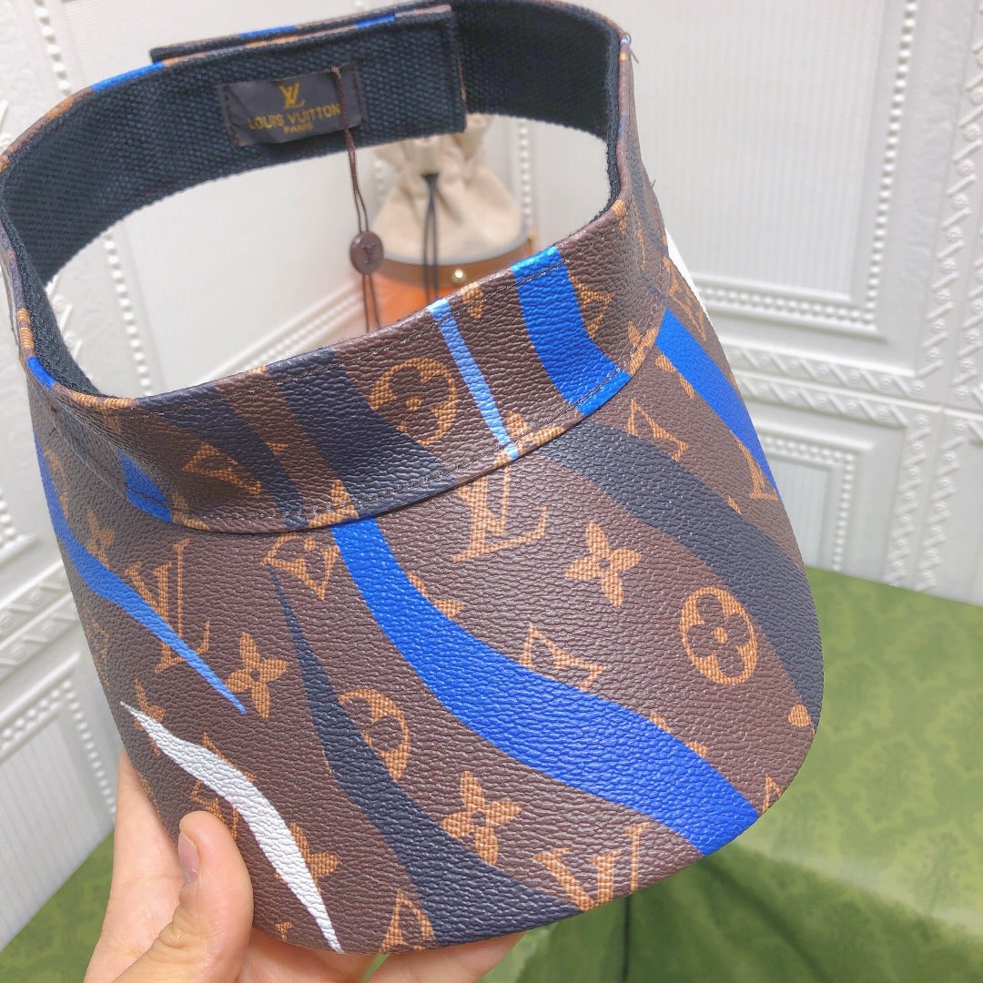 Louis Vuitton premium leather top hat side profile
