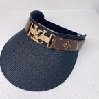 Louis Vuitton woven straw texture detail