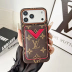 Gucci iPhone 17 Pro Max Case with Cardholder – Beige GG Monogram Leather