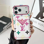 Gucci iPhone 17 Pro Max Case with Cardholder – Beige GG Monogram Leather