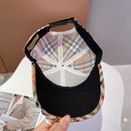 Luxury Burberry baseball cap inside view