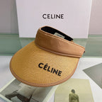 Luxury CELINE straw visor