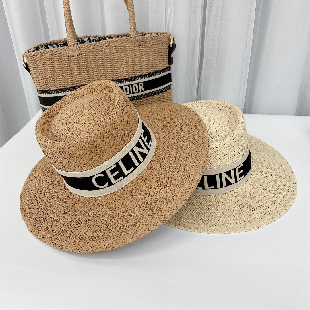 Luxury CELINE summer beach hat