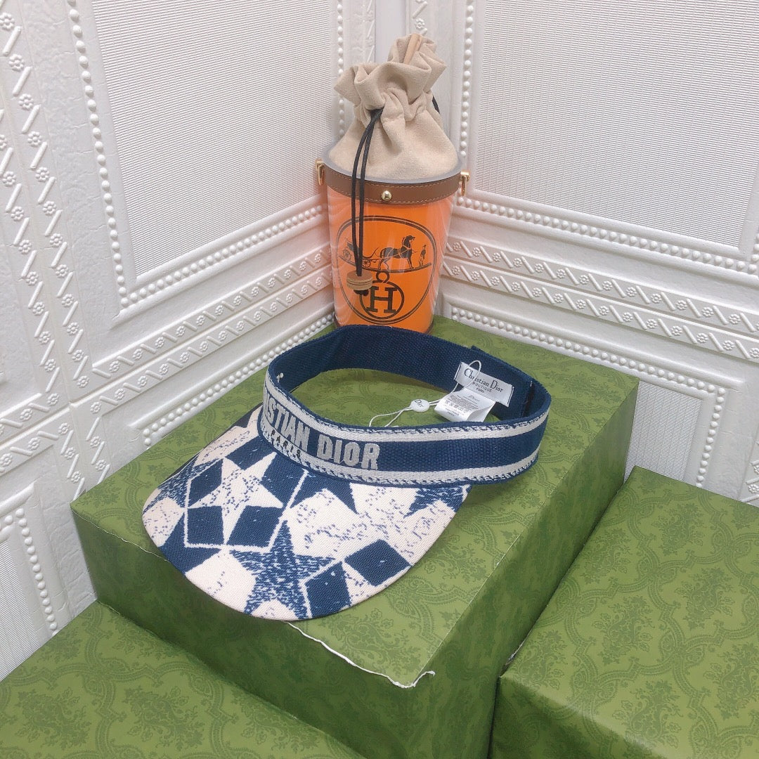 Luxury Christian Dior beach visor