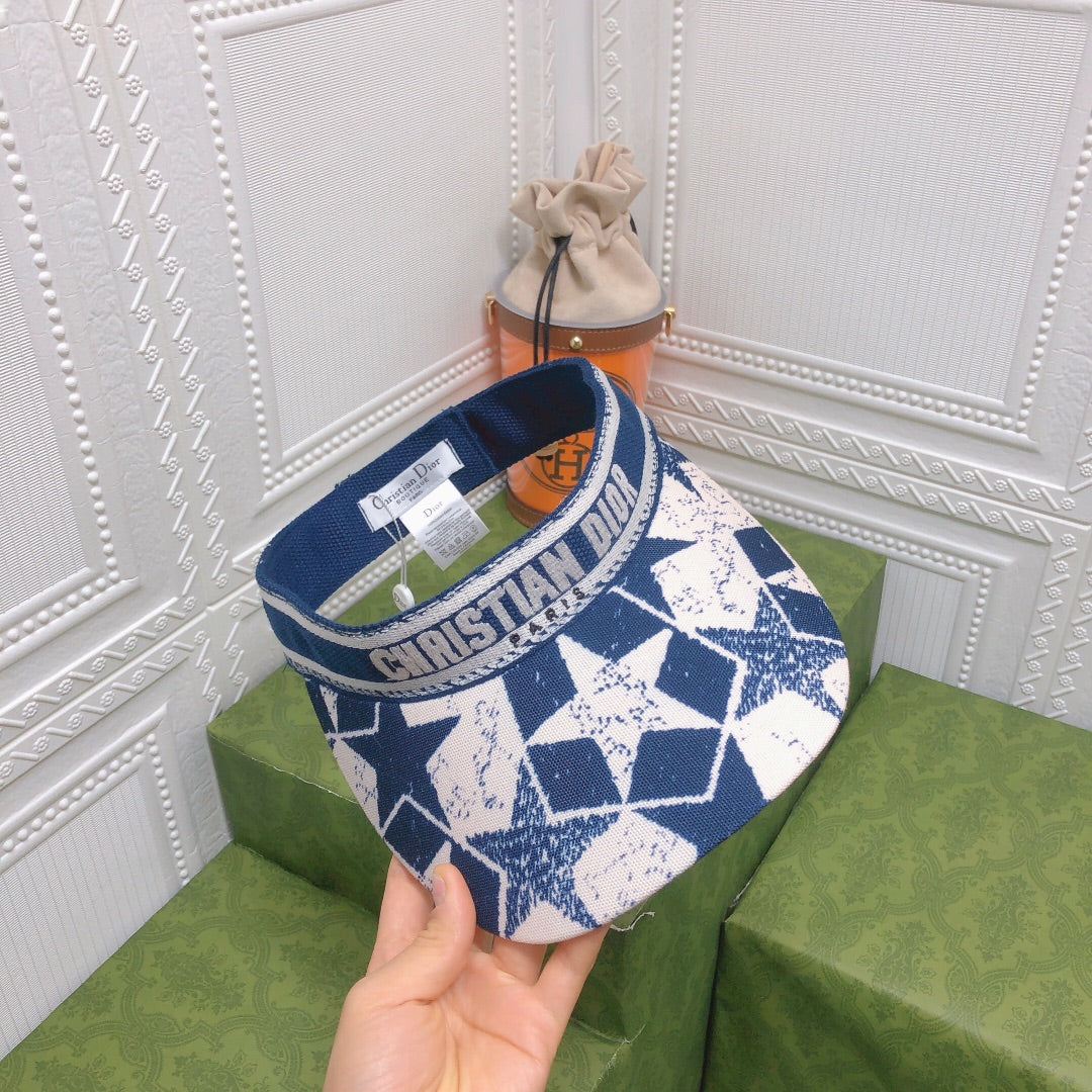 Luxury Christian Dior beach visor