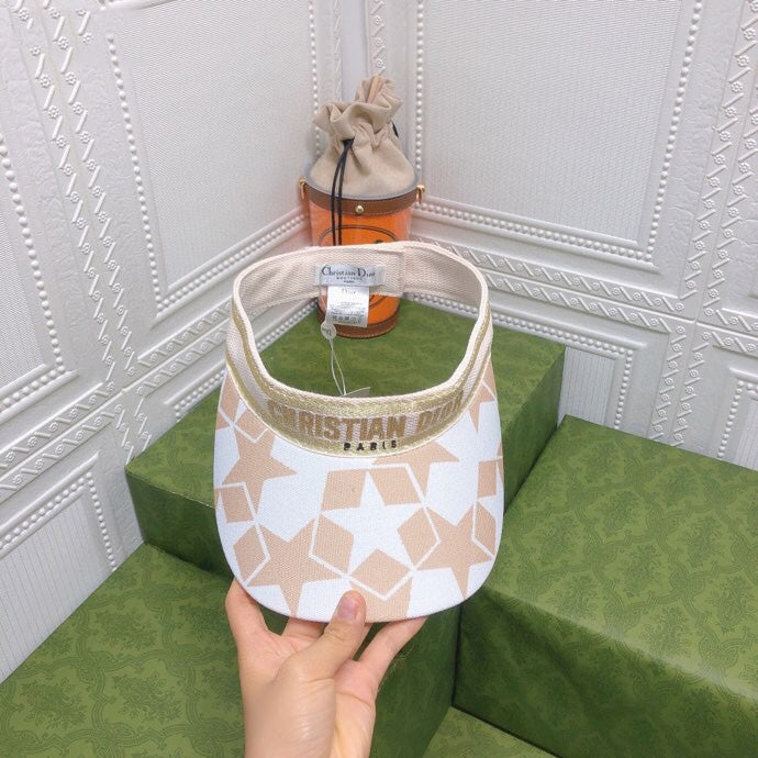 Luxury Christian Dior beach visor