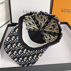 Luxury Christian Dior embroidered baseball cap inside view