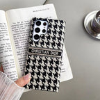 Luxury Dior Samsung Case Quilted Leather Cover