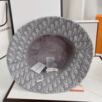 Luxury Dior bucket hat rear view
