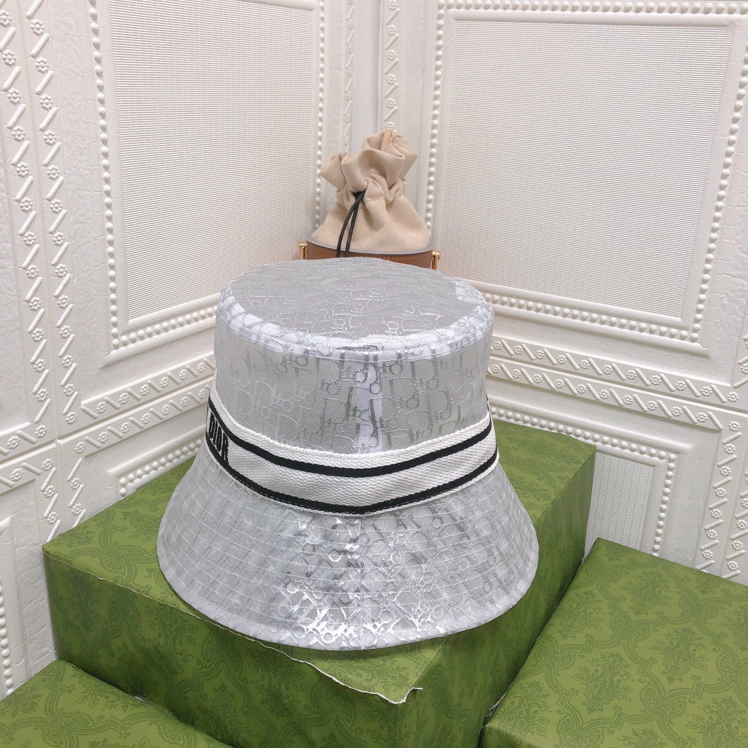 Luxury Dior bucket hat side profile