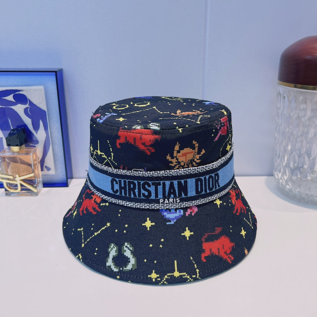 Luxury Dior cotton bucket hat