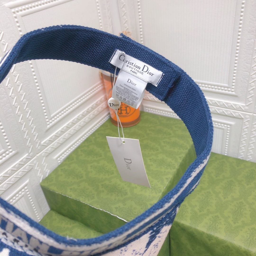 Luxury Dior resort visor