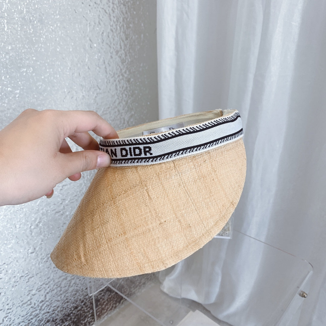 Luxury Dior travel visor