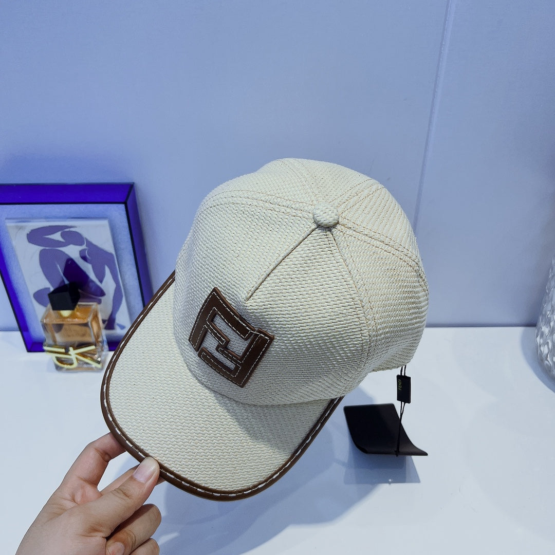 Luxury Fendi baseball cap front view