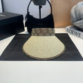 Luxury GG beach visor hat
