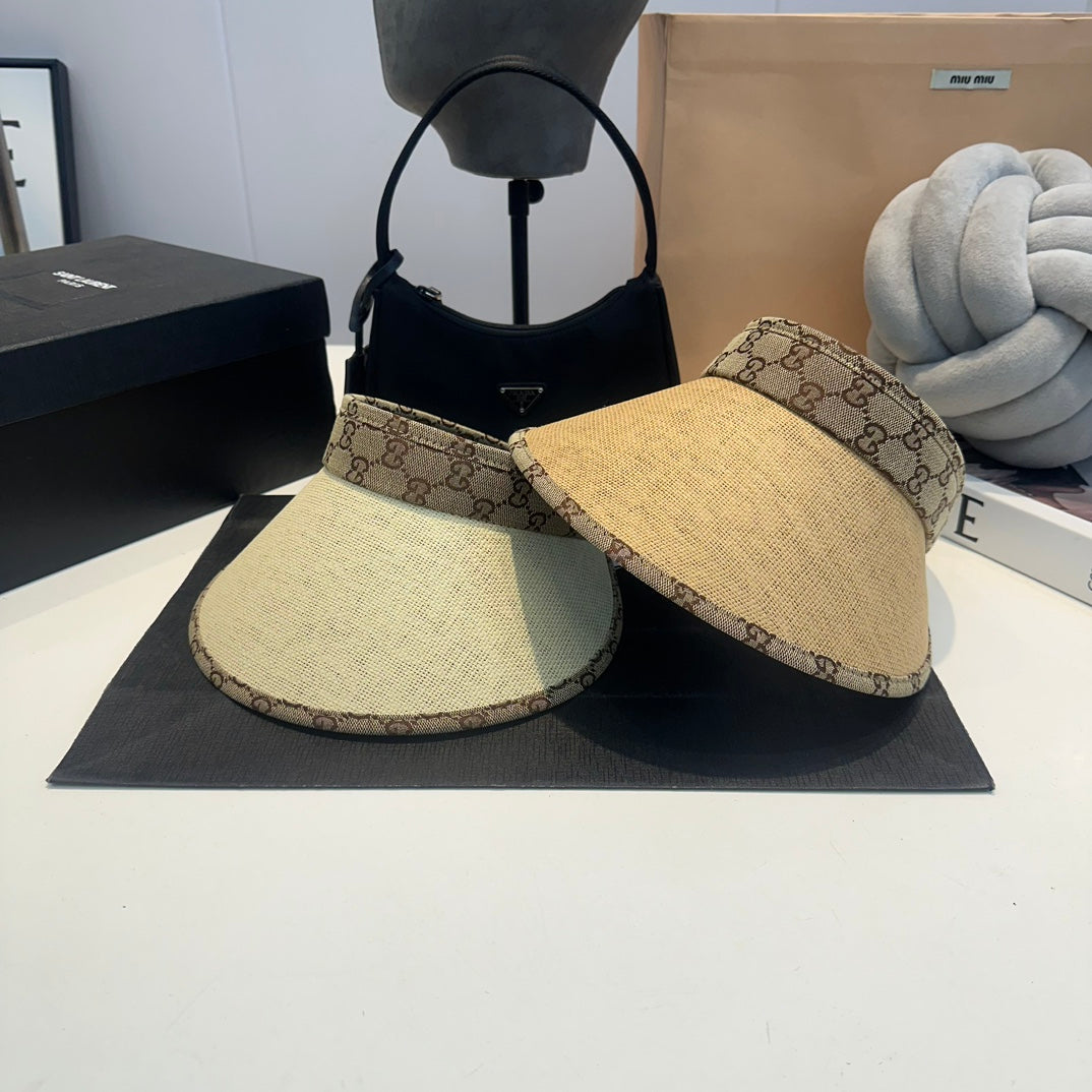 Luxury GG beach visor hat