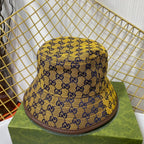 Luxury Gucci Adidas bucket hat back view