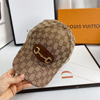 Luxury Gucci GG baseball cap front view