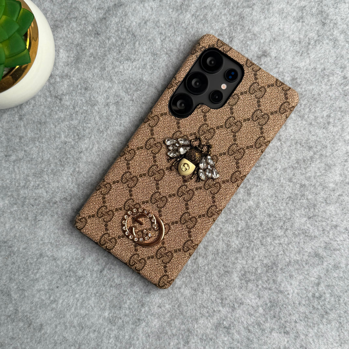 Luxury Gucci Samsung Case GG Monogram Cover