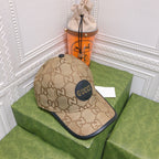Luxury Gucci baseball cap side profile