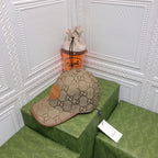 Luxury Gucci baseball cap side profile