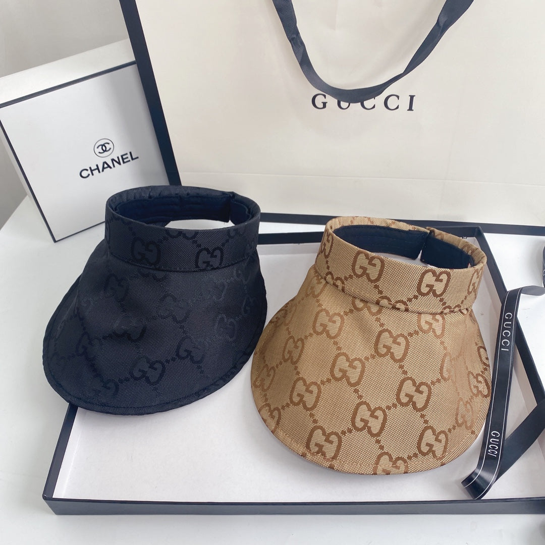 Luxury Gucci designer visor front view