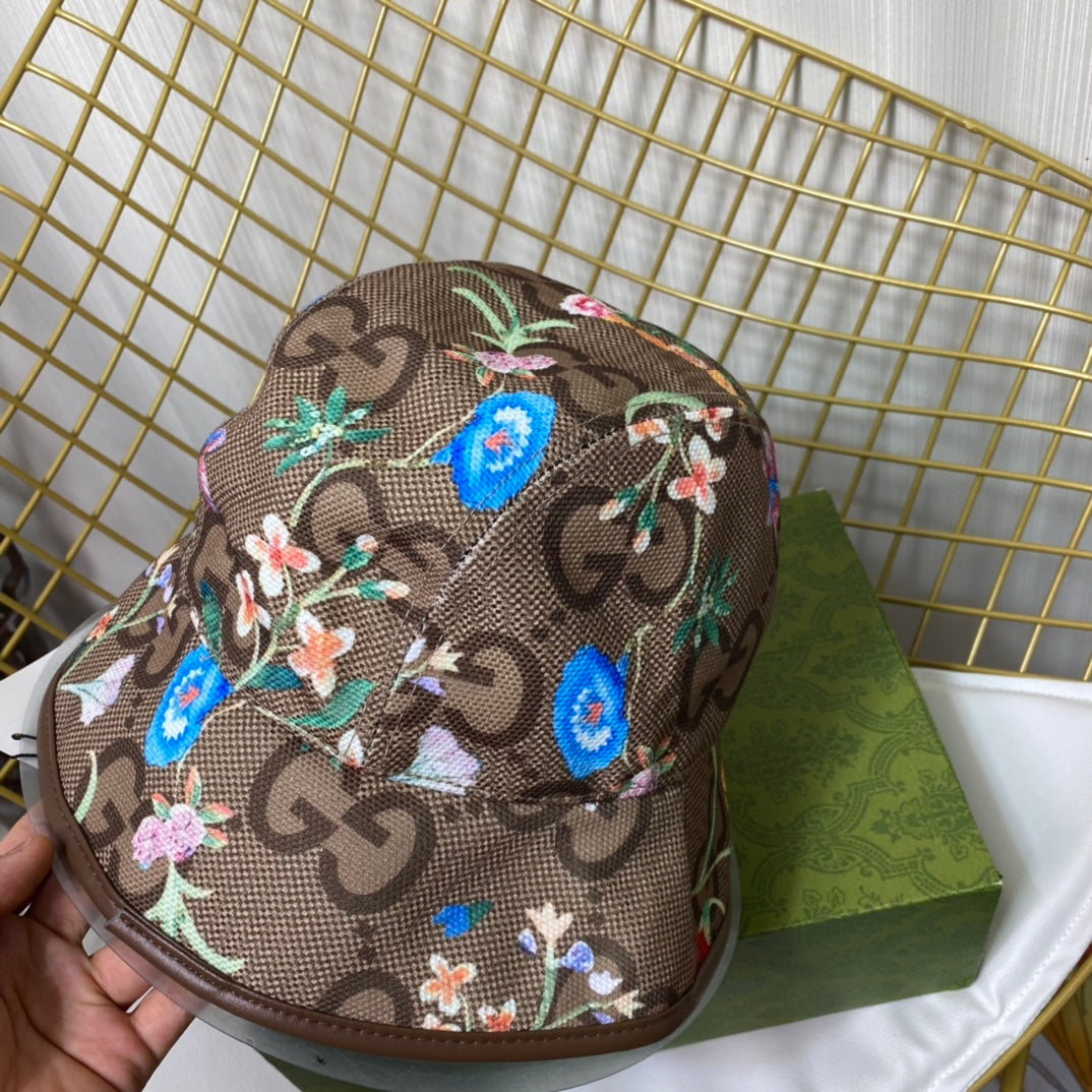 Luxury Gucci floral bucket hat