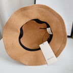 Luxury Gucci travel bucket hat rear view
