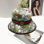 Luxury Gucci tropical print bucket hat