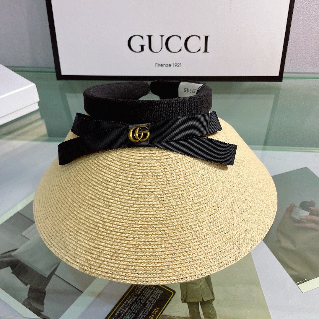 Luxury Gucci women's beach visor