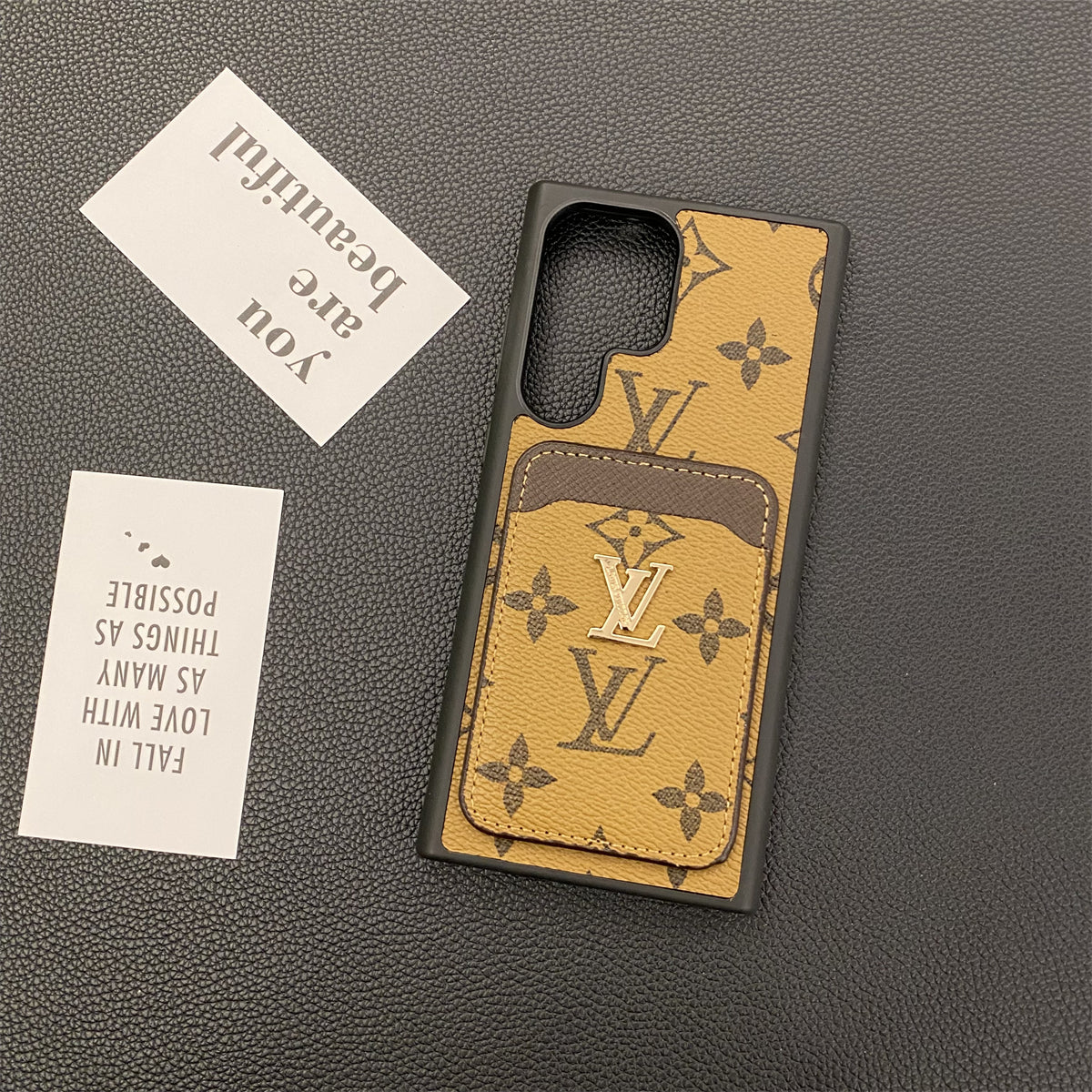 Luxury LV Samsung Galaxy Wallet Case