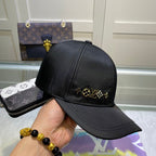 Luxury LV baseball cap angled view