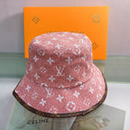 Luxury LV monogram bucket hat lifestyle